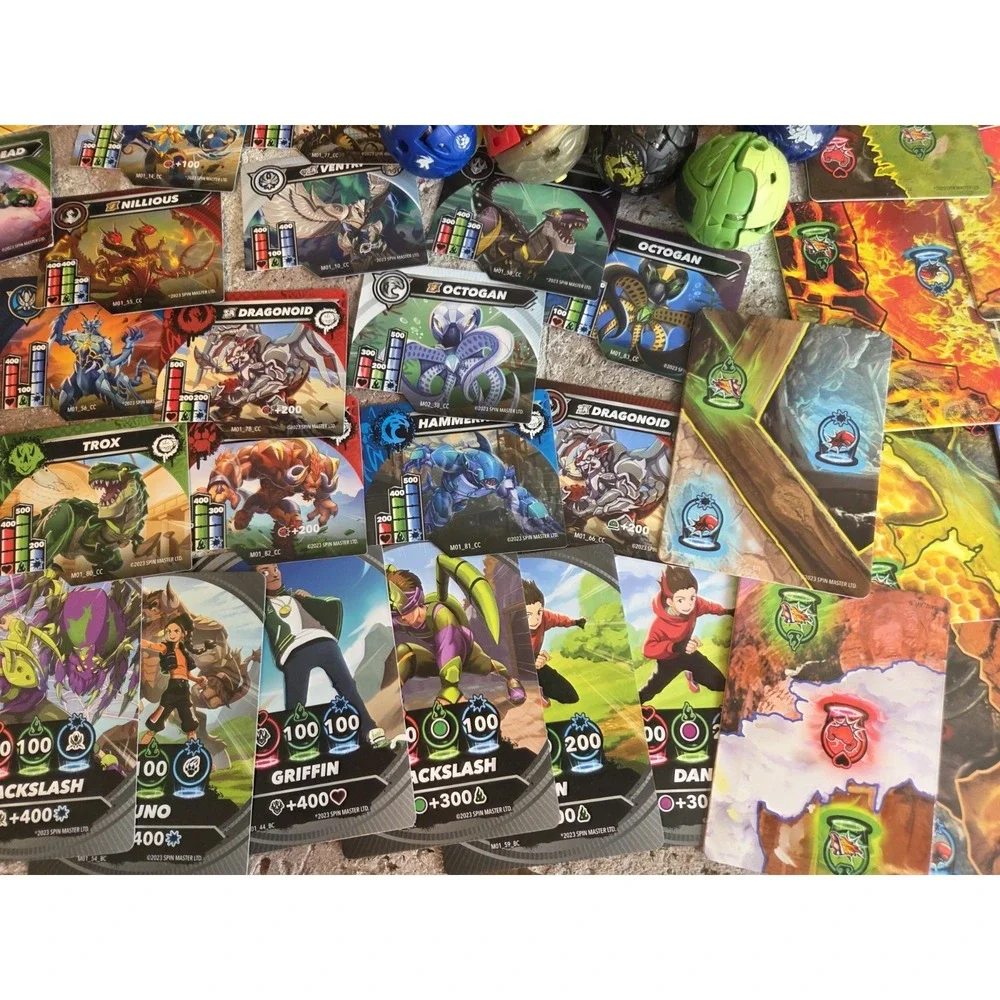 Bakugan Battle Brawlers Lot HUGE COLLECTION Cards Figures Special Attack